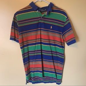 Vintage 90s Polo Ralph Lauren Shirt Rainbow